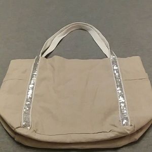NWT $15 Maurices Tote Shopping Bag Sequin Strap